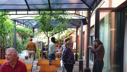 Sommerterrasse und Innenhof Pulsraum Berlin Wedding – Outdoor-Events 6